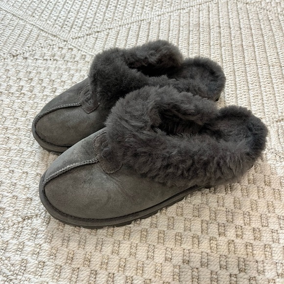 UGG Women's Coquette Slip On Slide Slippers in Grey - Picture 4 of 8